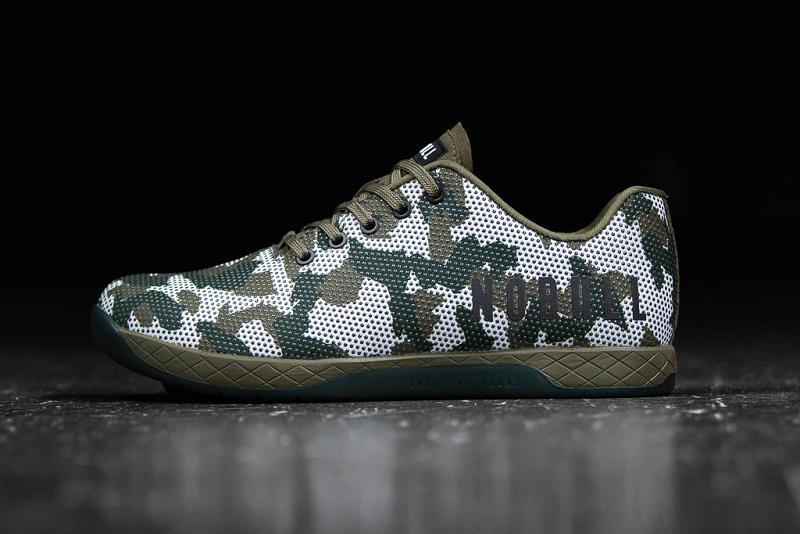 Men's Nobull Field Camo Trainers Camo | SG J2217P